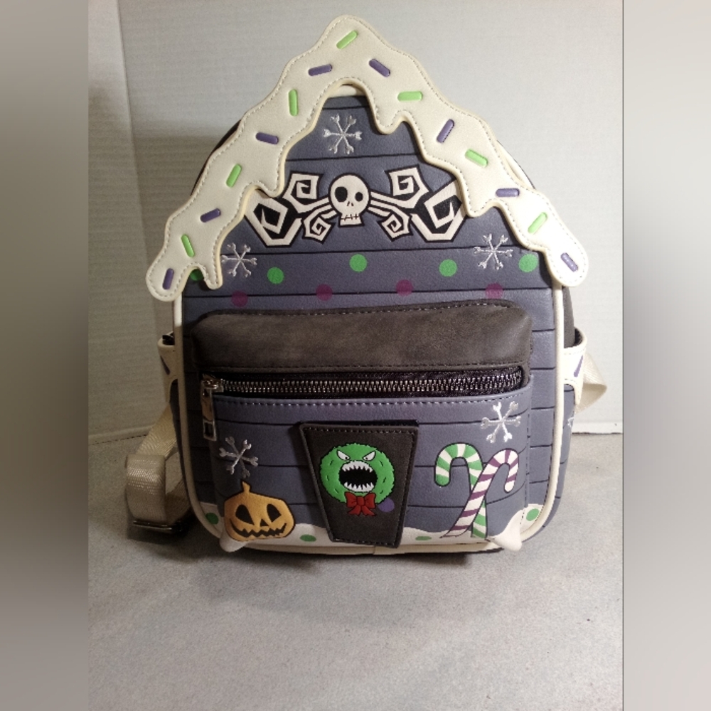 Disney The Nightmare Before Christmas Jack Skellington And Sally Mini Backpack
